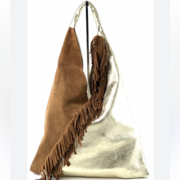 Borse In Pelle Handbags - Borse In Pelle Western Fringe Leather‎ Bohemian Shoulder Bag